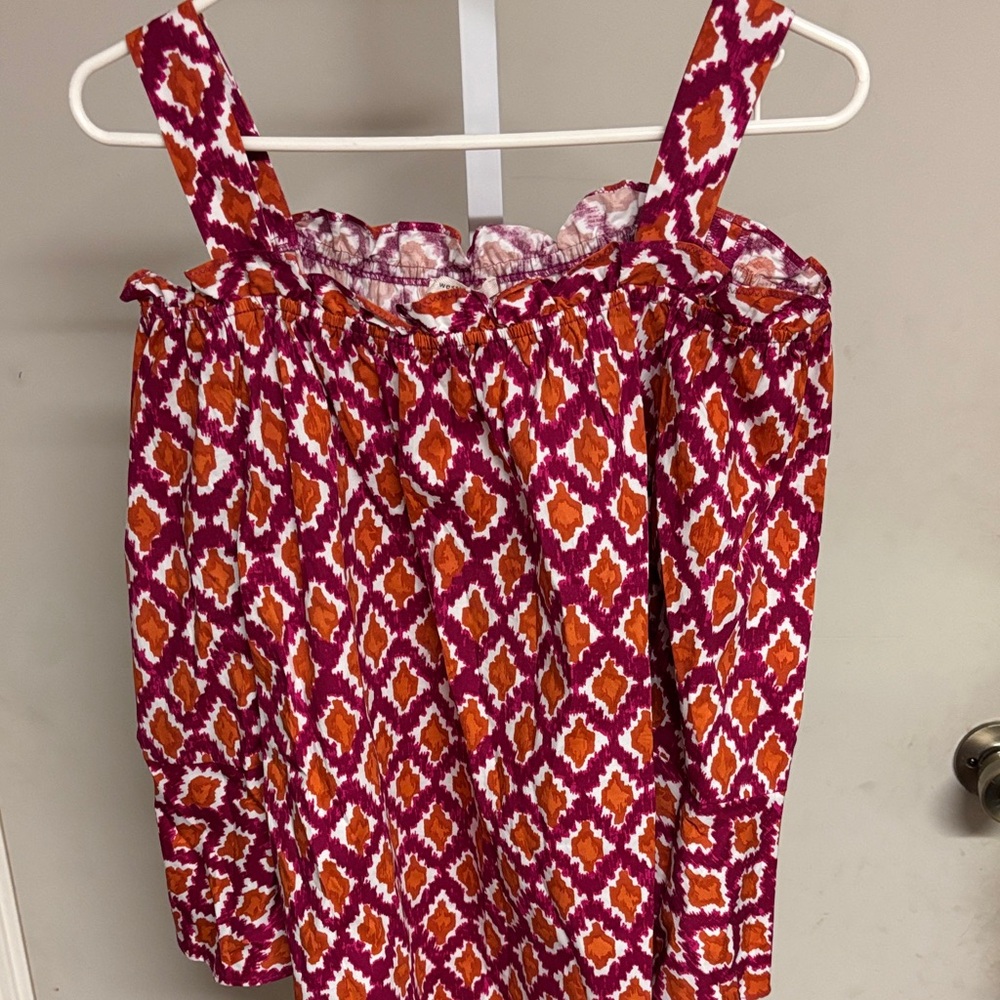 NWT Westbound Vibrant Pink and Orange Women's Top